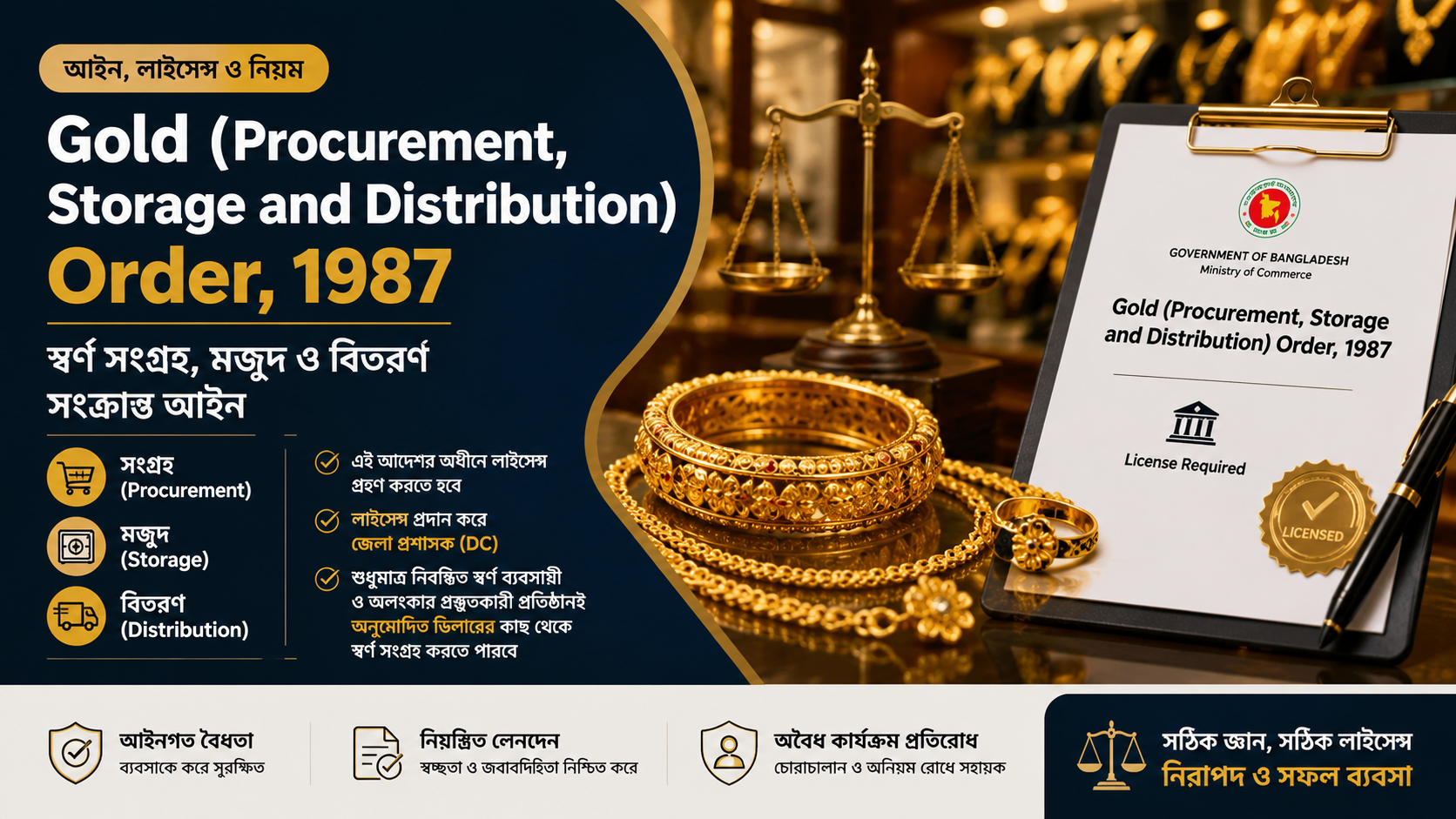 Gold Policy, 2018 এবং SRO-232-Law/2018